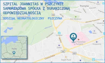 ODDZIAŁ NEONATOLOGICZNY - SZPITAL JOANNITAS W PSZCZYNIE SAMORZĄDOWA SPÓŁKA Z OGRANICZONĄ ODPOWIEDZIALNOŚCIĄ W RESTRUKTURYZACJI - UL. DR. WITOLDA ANTESA 11,  PSZCZYNA