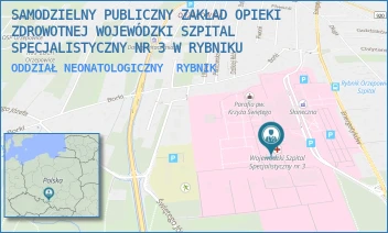ODDZIAŁ NEONATOLOGICZNY - SAMODZIELNY PUBLICZNY ZAKŁAD OPIEKI ZDROWOTNEJ WOJEWÓDZKI SZPITAL SPECJALISTYCZNY NR 3 W RYBNIKU - UL. ENERGETYKÓW 46,  RYBNIK
