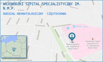 ODDZIAŁ NEONATOLOGICZNY - WOJEWÓDZKI SZPITAL SPECJALISTYCZNY IM. N.M.P. - BIALSKA 104/118,  CZĘSTOCHOWA