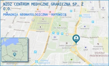 PORADNIA NEONATOLOGICZNA - CENTRUM MEDYCZNE - GRANICZNA SPÓŁKA Z OGRANICZONĄ ODPOWIEDZIALNOŚCIĄ - UL. GRANICZNA 45,  KATOWICE
