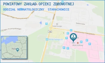 ODDZIAŁ NEONATOLOGICZNY - POWIATOWY ZAKŁAD OPIEKI ZDROWOTNEJ - BATALIONÓW CHŁOPSKICH 6,  STARACHOWICE