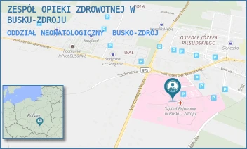 ODDZIAŁ NEONATOLOGICZNY - ZESPÓŁ OPIEKI ZDROWOTNEJ W BUSKU-ZDROJU - BOHATERÓW WARSZAWY 67,  BUSKO-ZDRÓJ