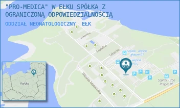 ODDZIAŁ NEONATOLOGICZNY - "PRO-MEDICA" W EŁKU SPÓŁKA Z OGRANICZONĄ ODPOWIEDZIALNOŚCIĄ - BARANKI 24,  EŁK