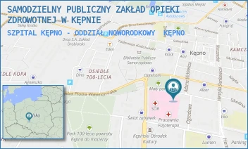 SZPITAL KĘPNO - ODDZIAŁ NOWORODKOWY - SAMODZIELNY PUBLICZNY ZAKŁAD OPIEKI ZDROWOTNEJ W KĘPNIE - SZPITALNA 7,  KĘPNO