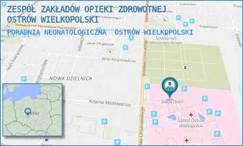 PORADNIA NEONATOLOGICZNA - ZESPÓŁ ZAKŁADÓW OPIEKI ZDROWOTNEJ OSTRÓW WIELKOPOLSKI - LIMANOWSKIEGO 20/22,  OSTRÓW WIELKOPOLSKI