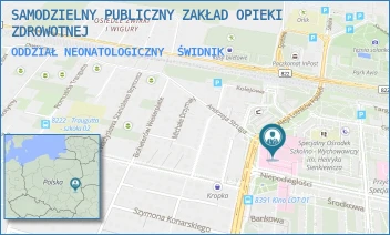 ODDZIAŁ NEONATOLOGICZNY - SAMODZIELNY PUBLICZNY ZAKŁAD OPIEKI ZDROWOTNEJ - ALEJA LOTNIKÓW POLSKICH 18,  ŚWIDNIK